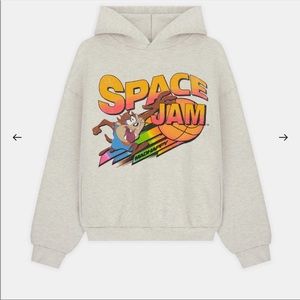 MADHAPPY X SPACE JAM Collab Gray Hoodie